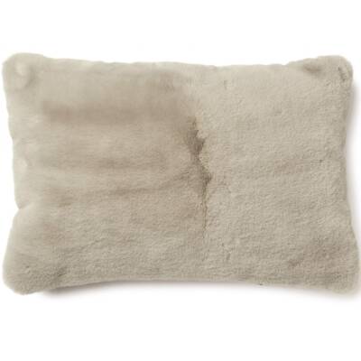 Kunstfell Kissen 40x60cm Fluffy Taupe Skinnwille