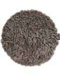 Rundes Sitzkissen Fell Kurzhaar Curly Sahara 34cm