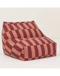 Sitzsack Nobodinoz Vibes Maroon Tiles