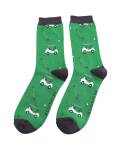 Mr Heron: Bambus Socken Herren Golfing grün