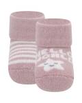 Babysocken rosa Hello World 2erPack Ewers