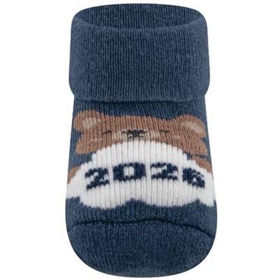 Babysocken blau BORN IN 2026 Ewers