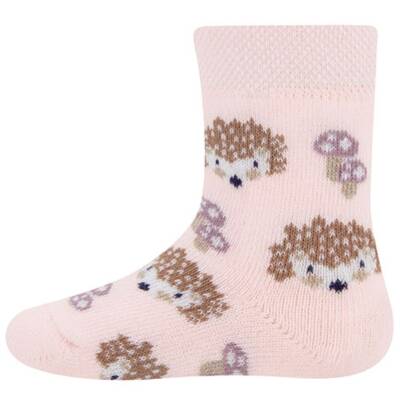 Thermosocken Baby rosa Igel Ewers