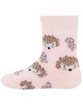 Thermosocken Baby rosa Igel Ewers