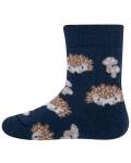Thermosocken Baby blau Igel Ewers