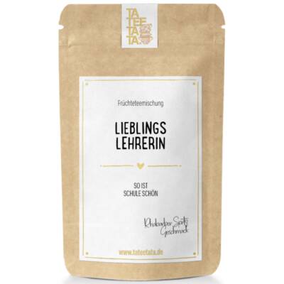 Tateetata: Früchtetee 15g Lieblings Lehrerin
