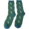 Mr Sparrow: Bambus Socken Herren Kingfishers Green