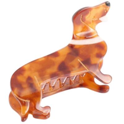 Haarklammer Dackel Red Cuckoo