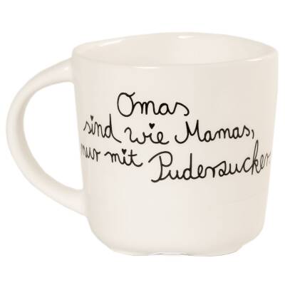 Oma Tasse mit Spruch  Good old friends Familientasse