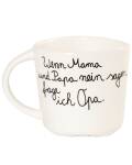 Opa Tasse mit Spruch  Good old friends Familientasse