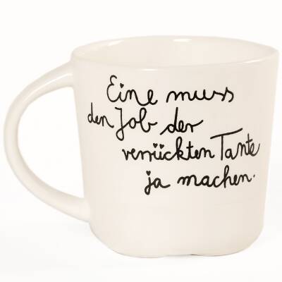 Tante Tasse mit Spruch  Good old friends Familientasse