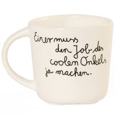 Onkel Tasse mit Spruch  Good old friends Familientasse