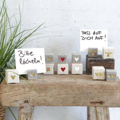 Good old friends: Mini Kartenhalter