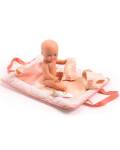 Djeco: Pomea Puppenwickeltasche rosa 4-teilig