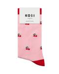 Kosi Socken Damen Bambus Kirschen Gr36-42