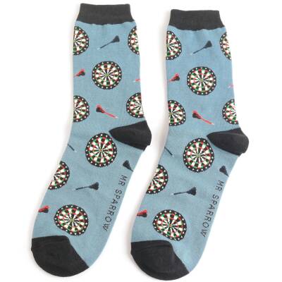 Mr Heron: Bambus Socken Herren Dart denim