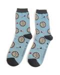 Mr Heron: Bambus Socken Herren Dart denim