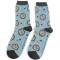 Mr Heron: Bambus Socken Herren Dart denim