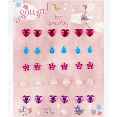 Souza: Ohrsticker zum Kleben Mix 15 Paar