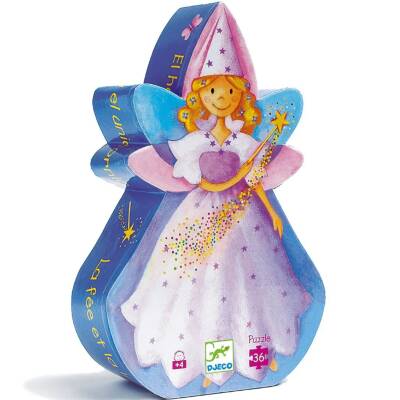 Djeco: Puzzle Fee und Einhorn 36Teile ab 4 Jahre