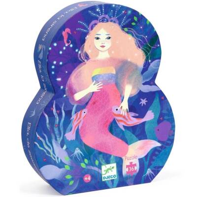 Djeco: Puzzle Meerjungfrau 36Teile ab 4 Jahre