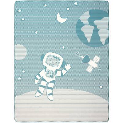 Biederlack: Babydecke 75x100cm Spacekid