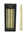 Stabkerze gold L Rustic D 2,3cm 24,5 cm hoch