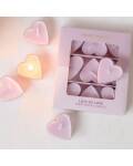 Deko Teelichter Love Hearts rosa 9erSet Home Society