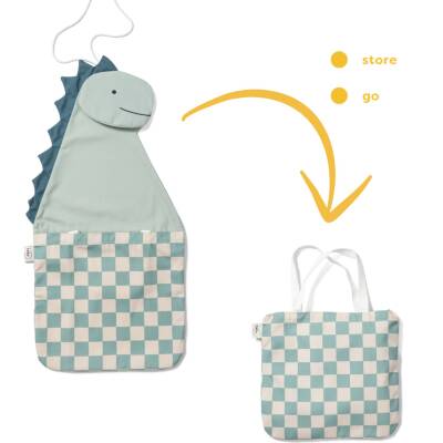 Play and Go: Wandorganizer-Tasche 2in1 Toto Dino