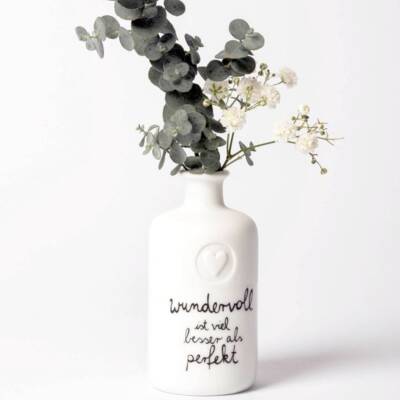 Good old friends: Mini Vase Wundervoll 8,5cm hoch