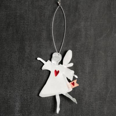 Good old friends: Mini Wunschfee Herz rot