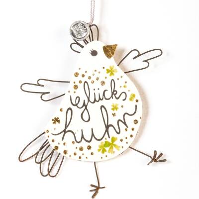 Good old friends: Crazy Chicks Glückshuhn