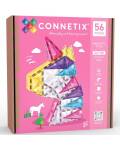 Connetix: Magnetbausteine Glitter Einhorn 56Teile