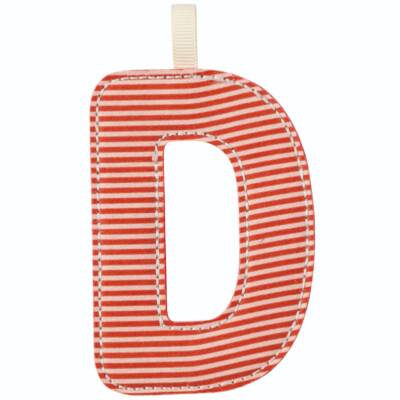 Stoffbuchstaben zum Aufhängen nachtleuchtend D