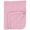 Engel: Baby-Decke Wollfleece mit Muschelkante rosa