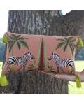 Besticktes Kissen Zebra 35x60cm von Imbarro