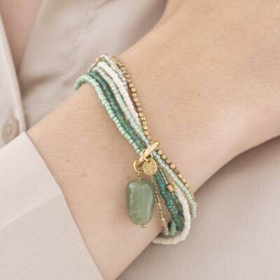 A Beautiful Story: Armband mit Aventurin Nirmala