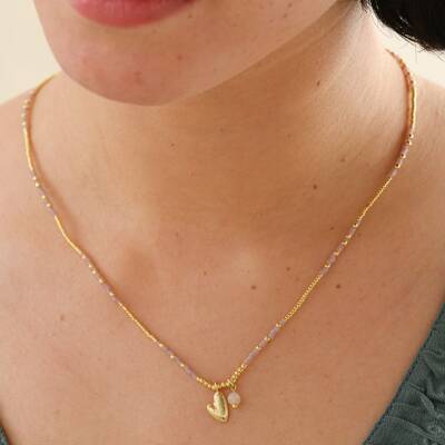 A Beautiful Story: Kette Herz Rosenquarz Honored