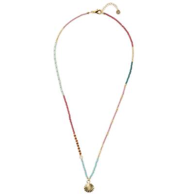 A Beautiful Story: Kette Muschel Rosenquarz Adventurous