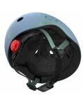 Scoot and Ride Helm XXS 45-51cm steel blau