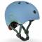 Scoot and Ride Helm XXS 45-51cm steel blau