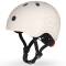 Scoot and Ride Helm S 51-55cm ash hellgrau