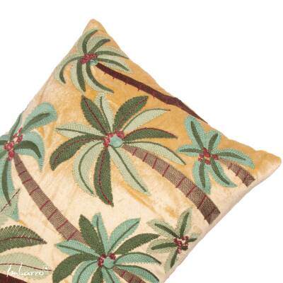 Besticktes Kissen Palm Tree 35x50cm von Imbarro
