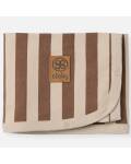 Cloby: UV Decke UPF50+ Peanut Brown Stripe