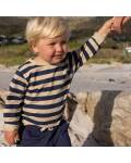 Cloby: UV Longsleeve Baby UVP50+ Navy Stripe 12-18 Mon.