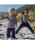 Cloby: UV Longsleeve Baby UVP50+ Navy Stripe 12-18 Mon.
