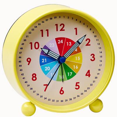 Chicmic: Kinder Lernuhr - Wecker yellow sun