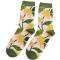 Miss Sparrow: Bambus Socken Sonnenhut Blumen creme