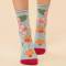 Powder: Socken Damen Bambus Tropical Flora Ice