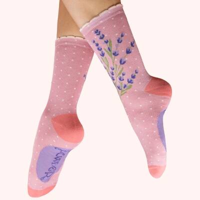 Powder: Socken Damen Bambus Luscious Lavender